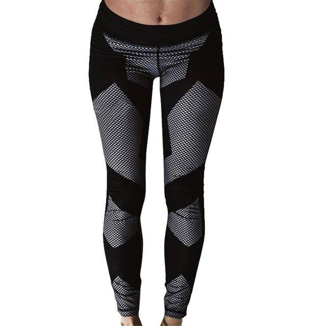 Women's Striped Printed YogaPants - ByDivStore