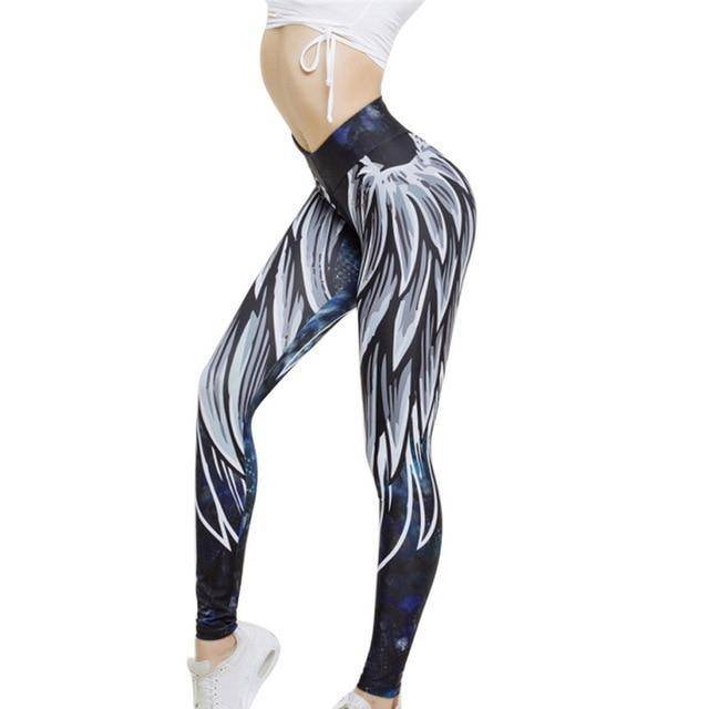 Women's Striped Printed YogaPants - ByDivStore