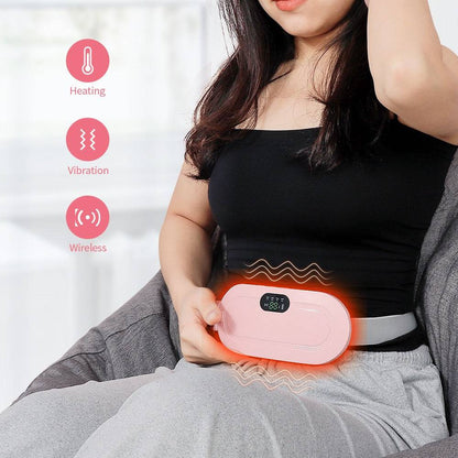 Original Portable Heating Menstrual Period Pain Relief Cramp Massager - ByDivStore
