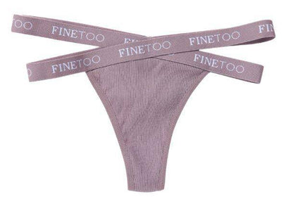 Women's 2Pcs Cross Strap Panties - ByDivStore