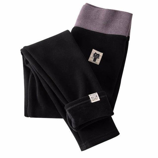 Women's Winter Warm Fleece Lined Leggings - ByDivStore