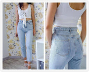 Women's Vintage Chic Cool Denim Pants - ByDivStore