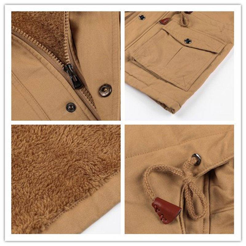 Men's Cotton Military Jacket - ByDivStore