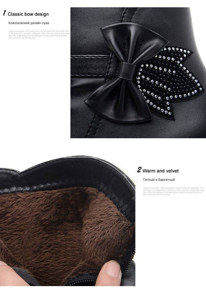 Women's Short Plush Winter Boots - ByDivStore