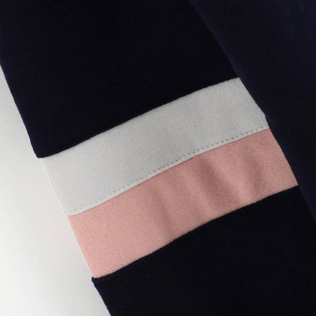 Women's Striped Patchwork Sweatshirt - ByDivStore