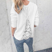 Women's Lace Patchwork Sweatshirt - ByDivStore