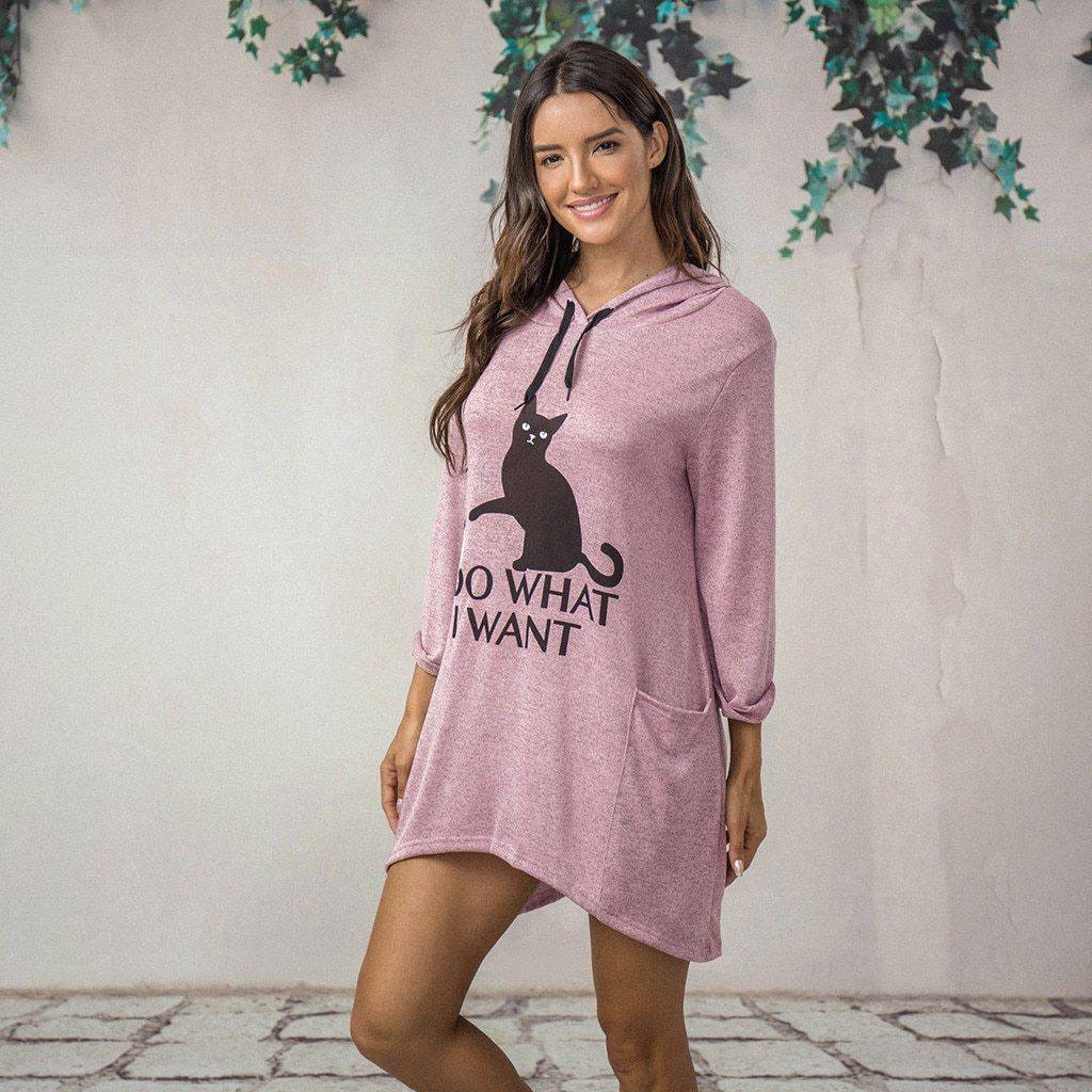 Women's Printed Sweatshirt - ByDivStore