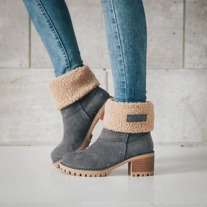 Women's Lace Up SnowBoots - ByDivStore
