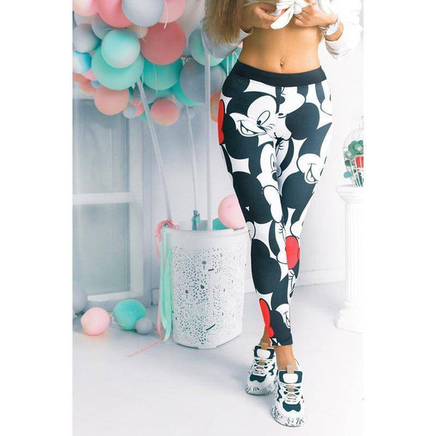 Women's Minnie Mickey Yoga Pants - ByDivStore