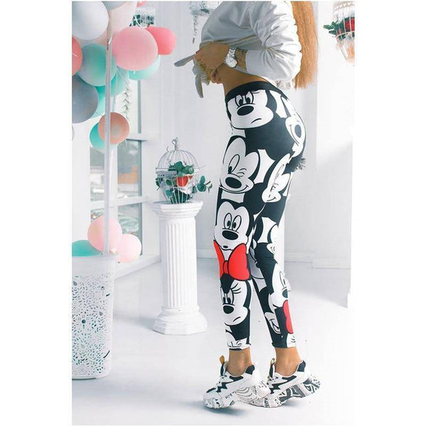 Women's Minnie Mickey Yoga Pants - ByDivStore