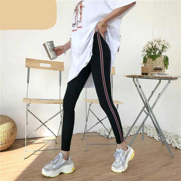 Women's Slim Fitness Streetwear Leggings - ByDivStore