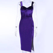 Velvet Sleeveless Dress - ByDivStore