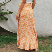 Floral Print Beach Dress - ByDivStore
