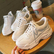 Women's Lace-Up Sneakers - ByDivStore