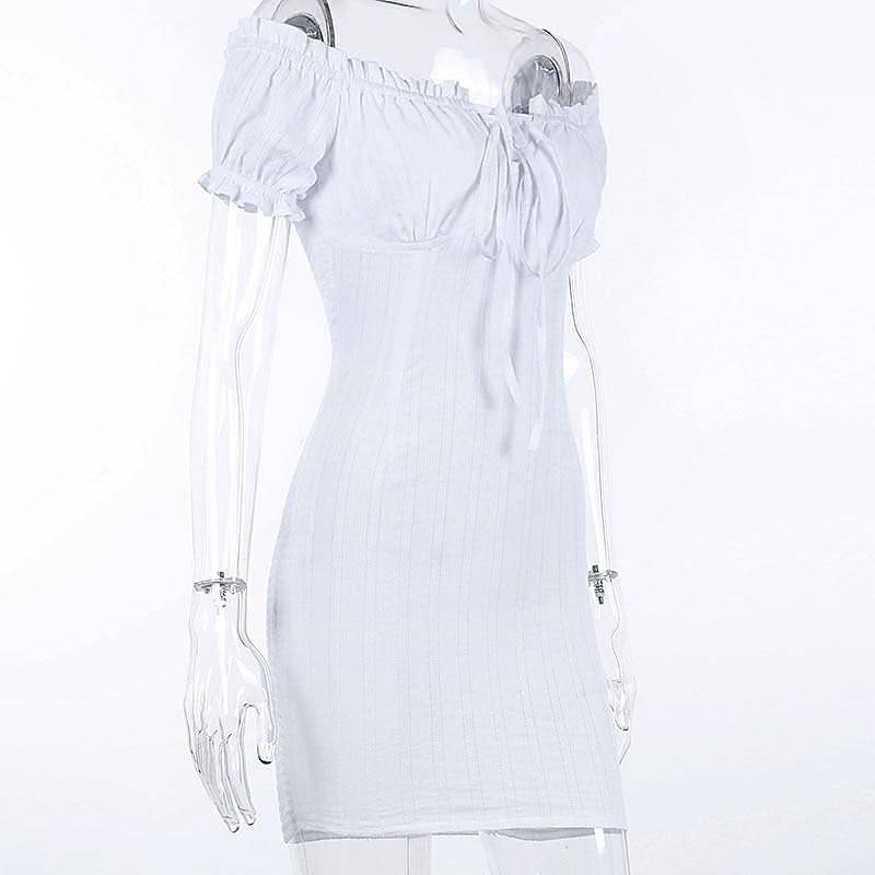 Lantern Sleeve Dress - ByDivStore