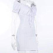 Lantern Sleeve Dress - ByDivStore