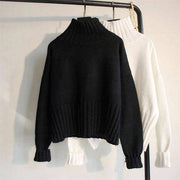 Loose Turtleneck Sweater - ByDivStore