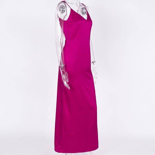 Satin Silk Dress - ByDivStore