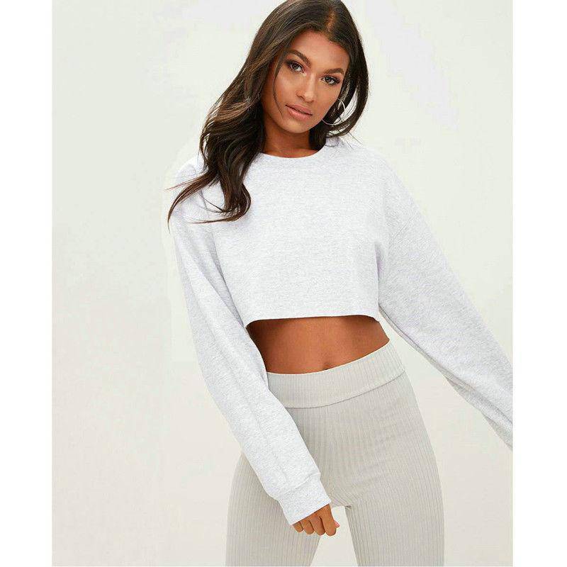 O-Neck Cropped Sweater - ByDivStore
