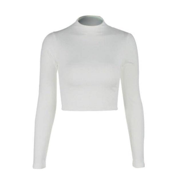 Cropped Turtleneck Sweater - ByDivStore