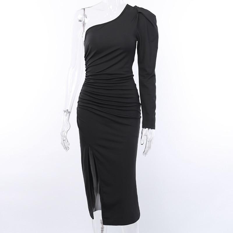 One Sleeve Dress - ByDivStore