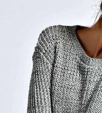 O-neck Knitted Sweater - ByDivStore