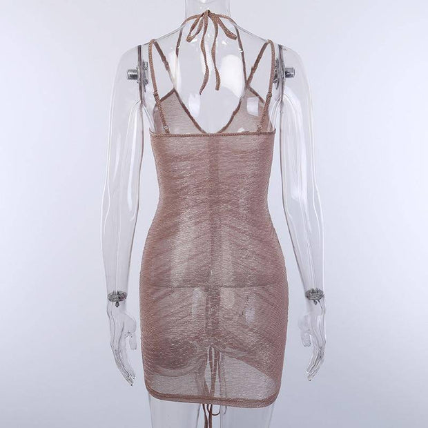 Off Shoulder Sleeveless Dress - ByDivStore