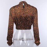 Leopard Print Blouse - ByDivStore