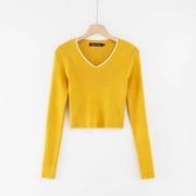 Cropped knitted Sweater - ByDivStore