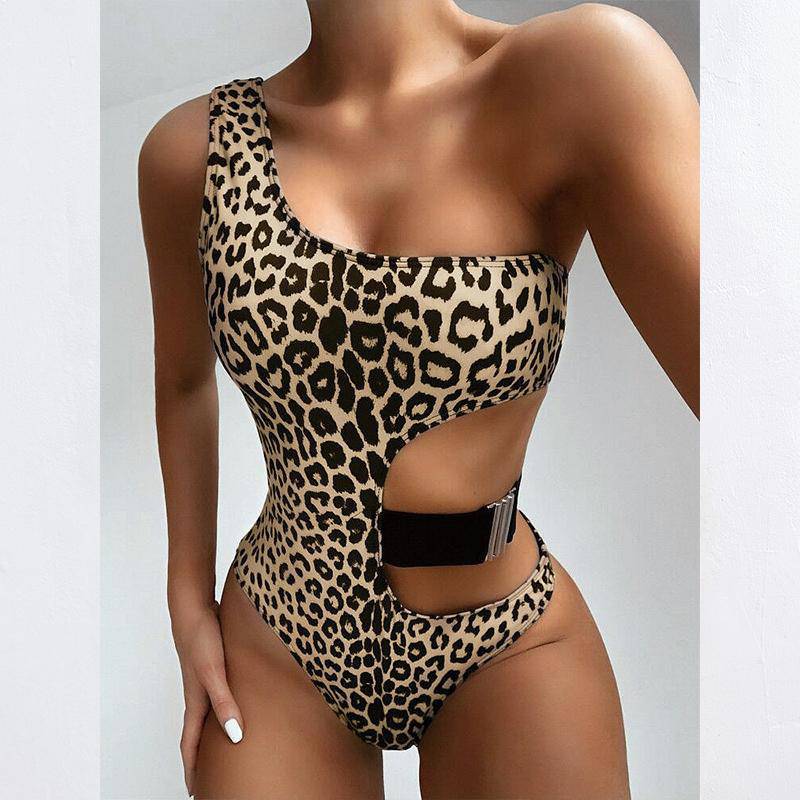Leopard Print Swimsuit - ByDivStore