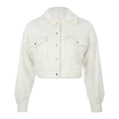 Women's Wool Fleece Jacket - ByDivStore
