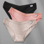 Women's 3Pcs Cotton Plus Size Panties - ByDivStore