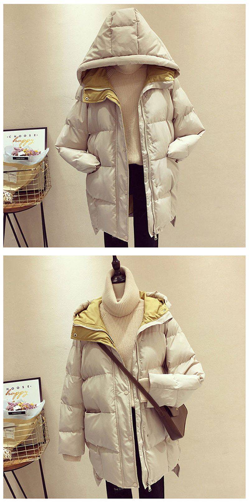 Women's Long Hooded Jacket - ByDivStore