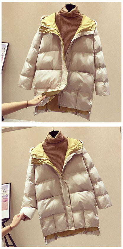 Women's Long Hooded Jacket - ByDivStore