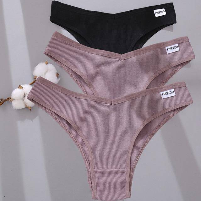 Women's 3Pcs Cotton Panties - ByDivStore