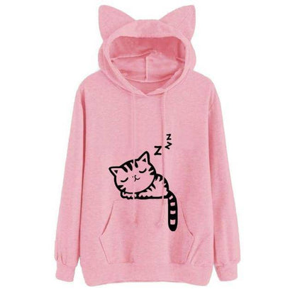 Women's Cat Ear Sweatshirt - ByDivStore