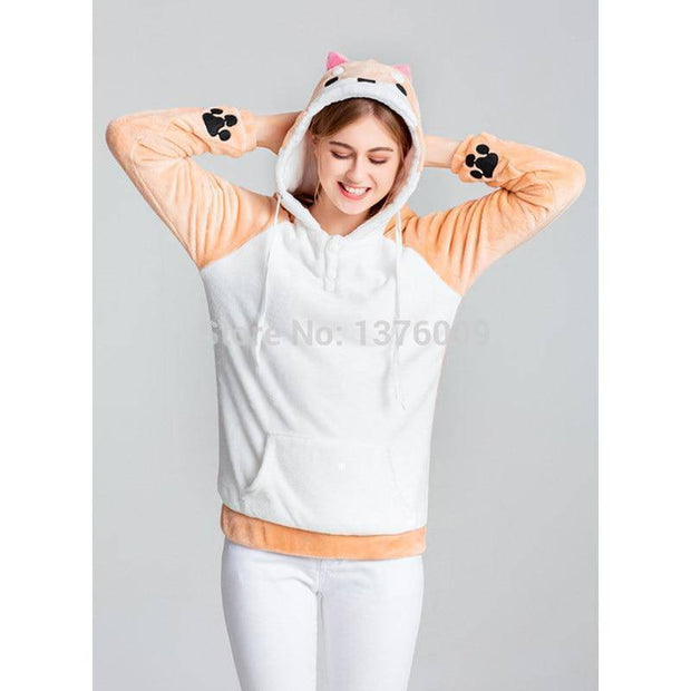 Women's Doge Ears Sweatshirt - ByDivStore